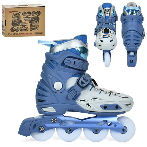Дитячі розсувні ролики A4155-L-BL, розмір 35-38