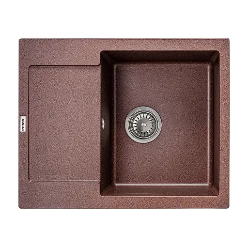 Кухонная мойка Zerix ZS-6250S-12 коричневая ZX4592, Коричневый - фото 1