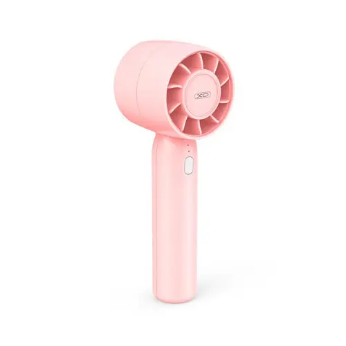 Вентилятор XO MF93 Mini Desktop/Handheld Fan 400mAh розовый - фото 3