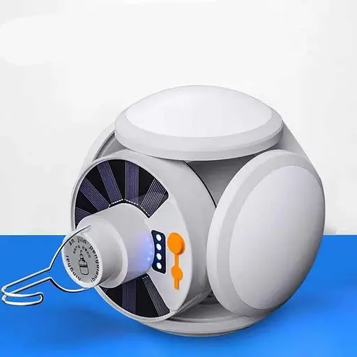 Кемпінговий ліхтар-лампа Bailong BL 2029-1 акумуляторна із сонячною батереєю підвісна, вулична 5 Вт - фото 2