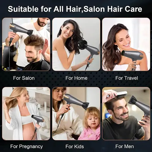 Фен Pretfy з дифузором 2500 Вт - фото 7