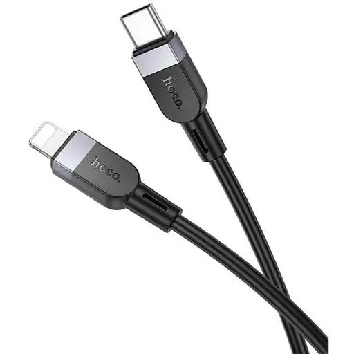 Кабель Hoco X109 Energy PD силиконовый зарядный кабель для передачи данных iPL-2 м Черный - фото 1