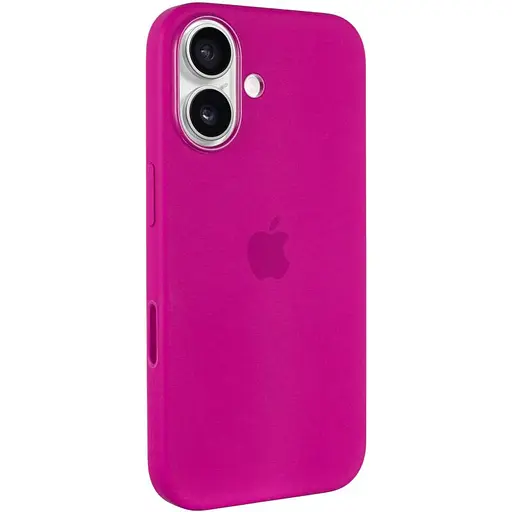 Чехол Epik Silicone case AAA с Magsafe и анимационной кнопкой для Apple iPhone 16, 6.1 Fuchsia - фото 2