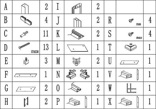 Душевая кабина Bravo квадратная без поддона от стены WDA N90TC 1 уп., прозрачная, хром - фото 5