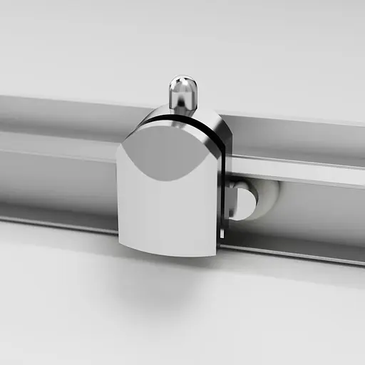 Душевая кабина Am.Pm Gem Square Slide 90x90 см без поддона хром матовый W90UG-403-090MT, Универсальная, прозрачный, хром матовый - фото 8