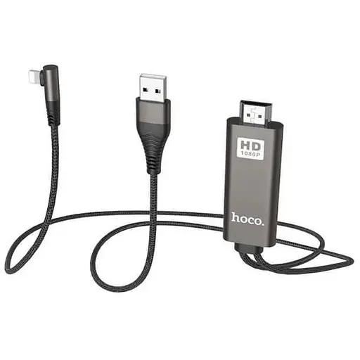 Переходник HOCO UA14 Lightning-to-HDMI Cable HD 2m адаптер для iPhone