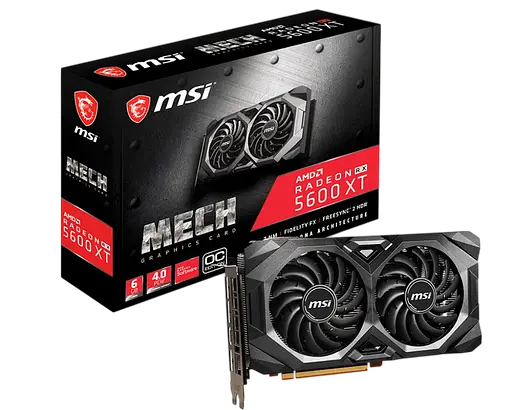 Видеокарта AMD Radeon RX 5600 XT 6GB MSI Mech OC (RX 5600 XT Mech OC) Б/У - фото 1