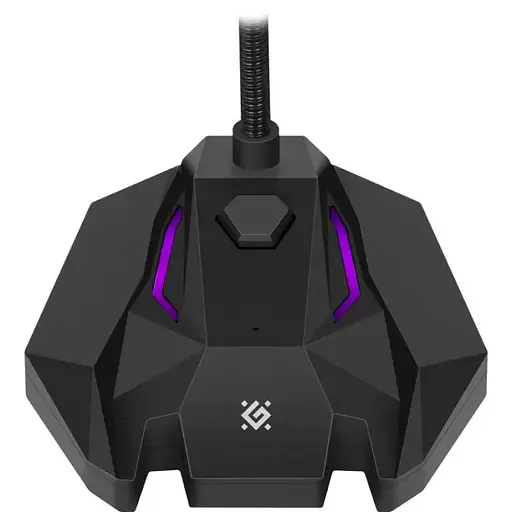 Стримовый микрофон Defender Tone GMC 100 USB LED (кабель 1.5м) Черный - фото 5