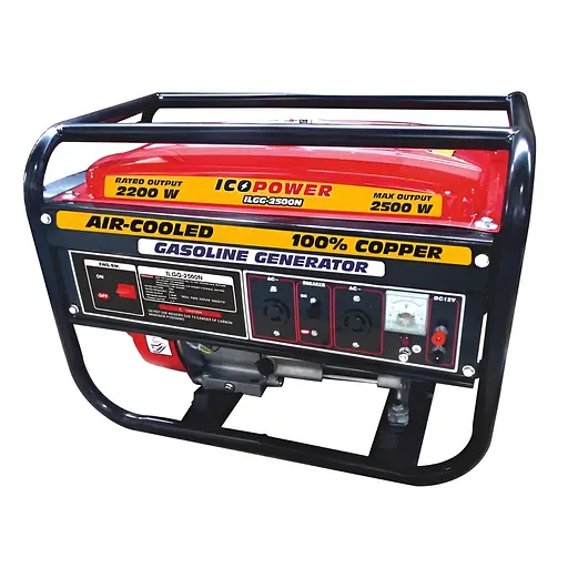 Бензиновый генератор ICONA NEWTOP ILGG 2500A MANUAL 15 л красный