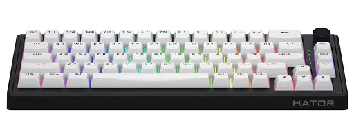 Клавіатура HATOR Skyfall 65 Wireless Black White (HTK3160UA) - фото 2