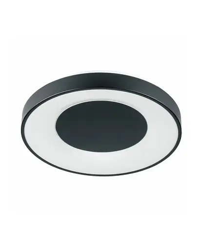 Люстра с пультом светодиодная, потолочный светильник Goldlux 326713 Witold 40 Led 1x48W 3000K-6000K 5300Lm IP44 Bk - фото 1