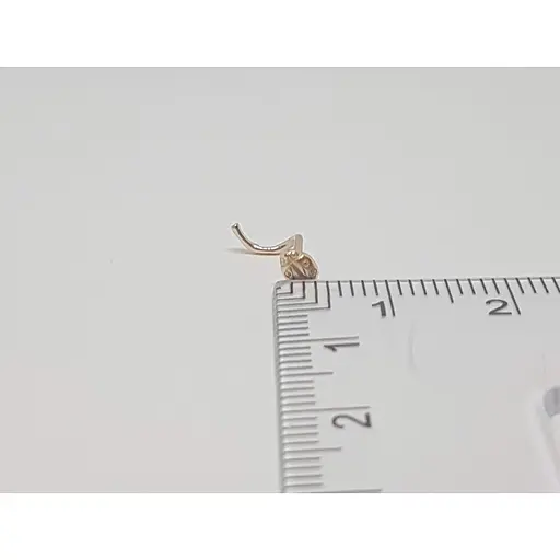 Золота сережка-пірсинг Dear в ніс Dear. 1008 - фото 5