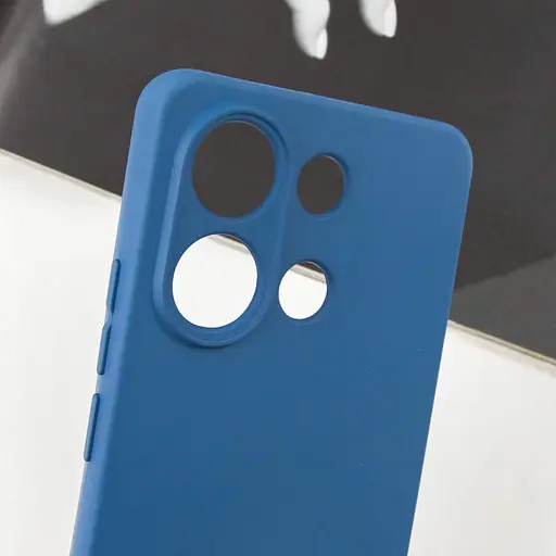 Чохол Silicone Cover Lakshmi Full Camera (AA) для Xiaomi Redmi Note 13 5G Синій / Navy Blue - фото 4