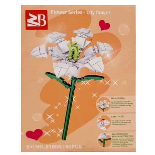 Конструктор детский "Lily flower" 9119A-9160A 90 деталей