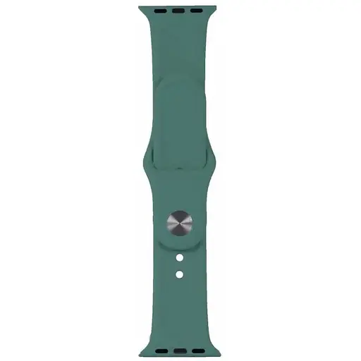 Ремешок Apple Watch Silicone 38/40/41 мм Pine Зеленый L (55) (57) - фото 1