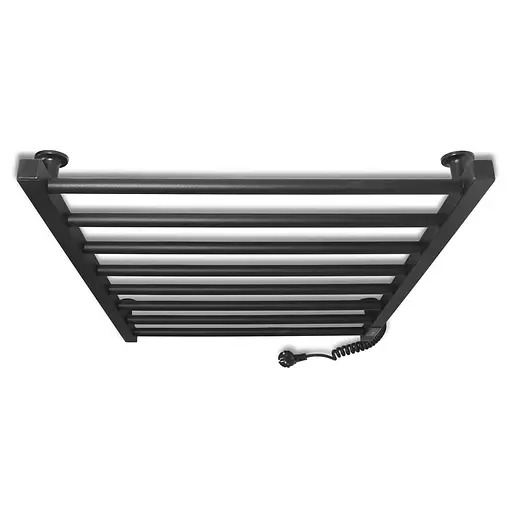 Електрична рушникосушарка Laris Зебра Альфа ЧФЧ8 500x800 Е права R3 73207631, Чорний матовий, Праве, Електронний - фото 4