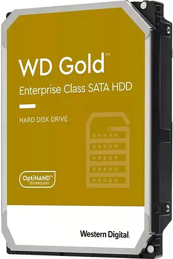 Жорсткий диск Western Digital SATA 16TB 7200RPM 6GB/S 512MB GOLD WD161KRYZ WDC (WD161KRYZ) - фото 1