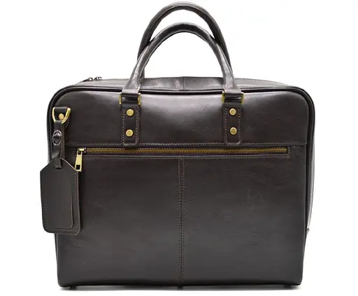 Чоловіча шкіряна сумка TARWA 39х30х8 см sum0026101 - фото 3