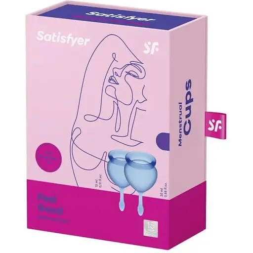 Менструальные чаши Satisfyer Satisfyer Feel Good Фиолетовые - фото 2