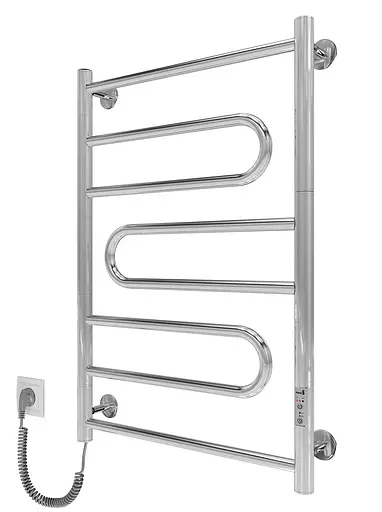 Электрический полотенцесушитель Mario Атлас 700x500/55 TR таймер-регулятор л/п 2.1.5903.10.P - фото 1