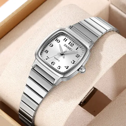 Наручний годинник жіночий 2292SI-AC Silver Numbers Skmei acs0030046 - фото 4