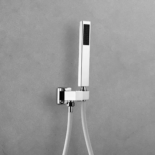 Душова система прихованого монтажу з термостатом із виливом Nett TSH-521, Хром - фото 5