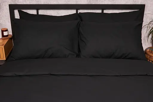 Комплект постільної білизни Moon&Star Бязь Gold Люкс Black Дитячий 110x140 см наволочки 2x40x40 см - фото 4