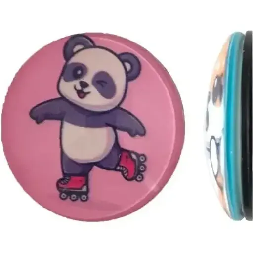 Тримач Поп Сокет New Glass (Скло) Baby Panda №9 - фото 1