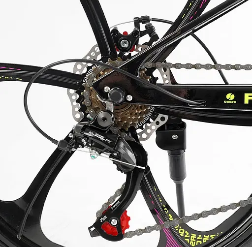 Велосипед спортивний 24" MN-24759 MAGNUM Corso, магнієва рама 11'’, обладнання Saiguan, 21 швидкість, зібраний на 75% (6800077247599) - фото 5