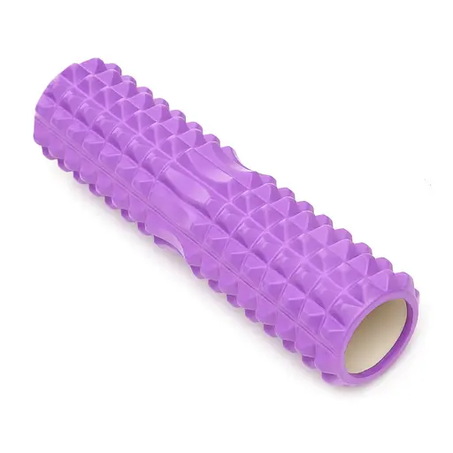 Масажний ролик Cornix EVA 45 x 14 см (валик, ролер) XR-0333 Violet - фото 4