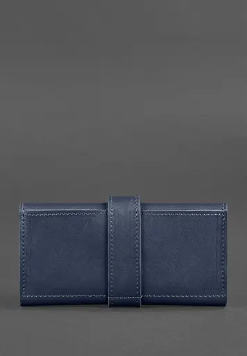 Шкіряне портмоне 3.0 темно-синє - фото 5