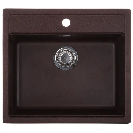 Кухонная мойка Zerix ZS-5751S-12 коричневая ZX4600, Коричневый - фото 1