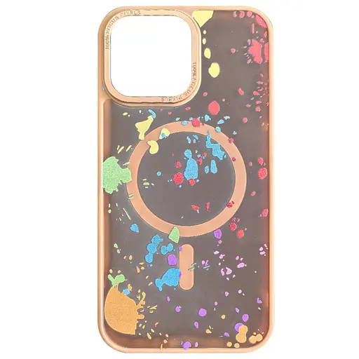 Чохол Epik TPU+PC Flush with MagSafe для Apple iPhone 15 Pro Max 6.7 Desert gold - фото 1