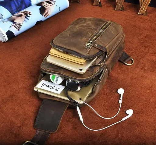 Шкіряна чоловіча сумка Bexhill 17х31х8 см sum0023784 - фото 9