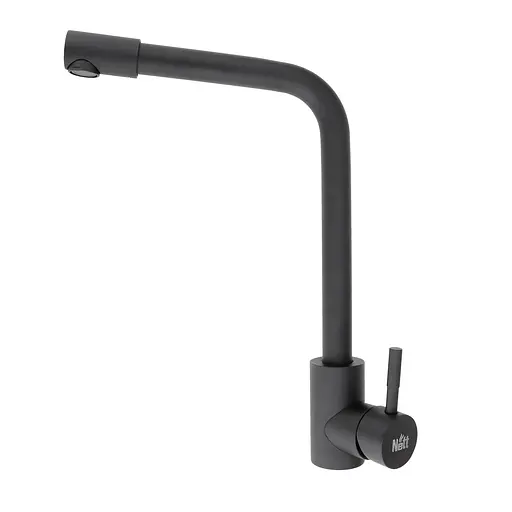 Комплект чорної мийки та змішувач з нержавіючої сталі NB-5742, Чорний - фото 3