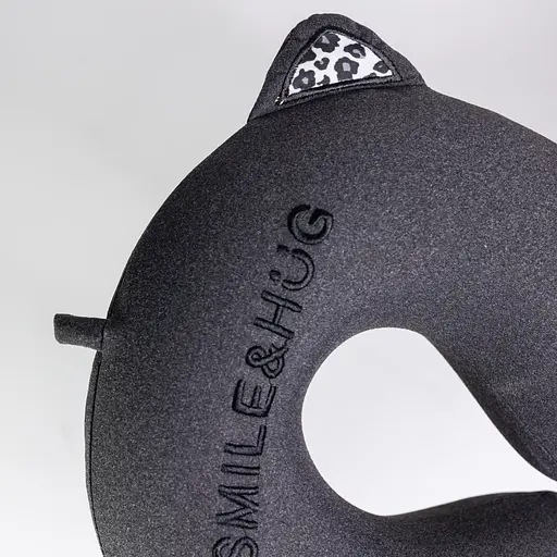 Подушка для шиї Smile&Hug U-подібна темно-сірий HP-56-14B - фото 4