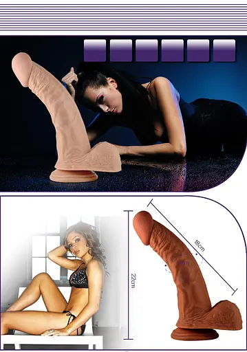 Вибратор Lovetoy Real Extreme 22 см телесный - фото 6