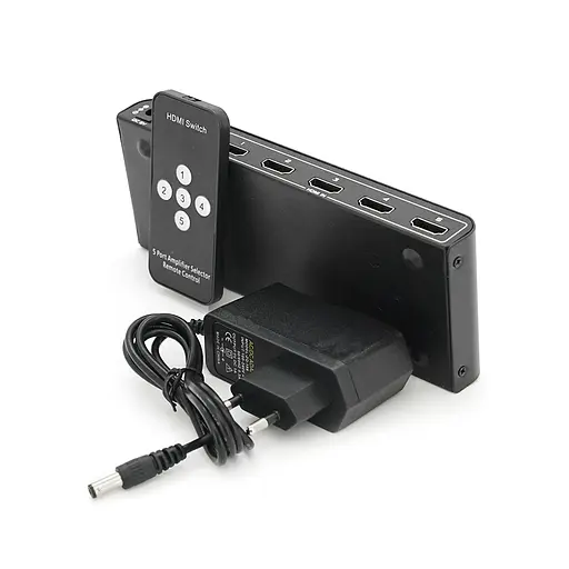 HDMI свіч Voltronic 3D 4kx2k, 1080р, 1,4 версія, 5x1 портів, Blister - фото 4