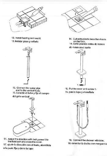 Підлоговий змішувач для ванни Imex Corcega чорний матовий BBECO1/NG Чорний матовий - фото 4