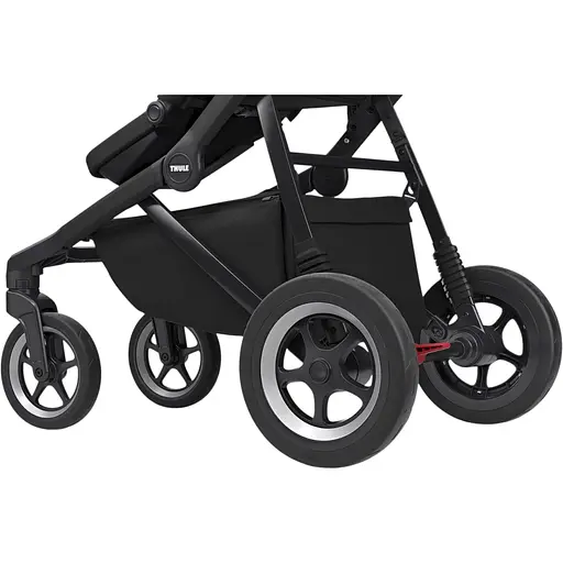 Детская коляска Thule Sleek Midnight Black on Black с люлькой (TH 11000026) - фото 9