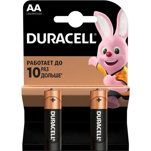Батарейки Duracell AA MN1500 Basic 2 шт.