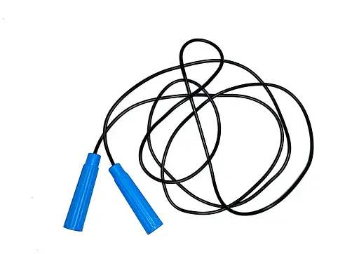 Скакалка черная 2,8м S0024 M-Toys 0,4см (4820154690515) Синий - фото 1