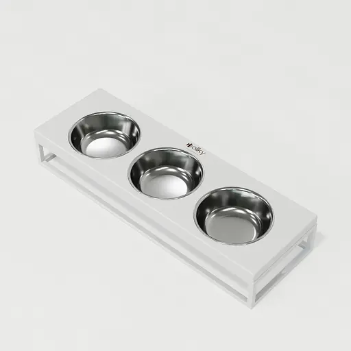 Hollky Base Bar — три миски на підставці (3 × 0,45 л) - фото 3