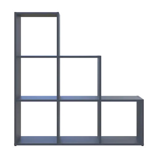 Стеллаж Doros Степь 3х3 Графит открытый 102.6х28.8х106.1 (41516162) - фото 4