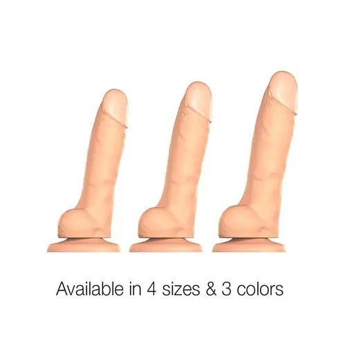 Фалоімітатор Strap-On-Me Soft Realistic S 17.1 см тілесний - фото 4