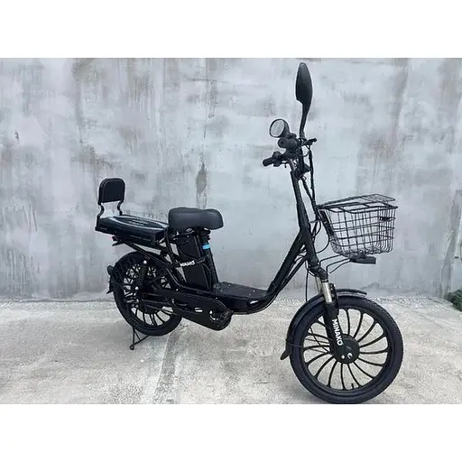 Электровелосипед Minako U20" 800W 60V 26Ah + сиденье/багажник черный - фото 3