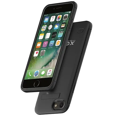 Чехол-аккумулятор XON PowerCase для iPhone 6/6S/7/8/SE (new) 5200 mAh Черний (PCBS1108152B 2780) - фото 2