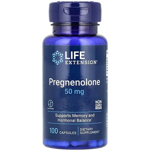Прегненолон Life Extension 50 мг 100 капсул