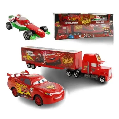 Набір машинок "Cars" 555-11, 3 машинки в наборе, инерция, в коробке (6977096110972) - фото 2