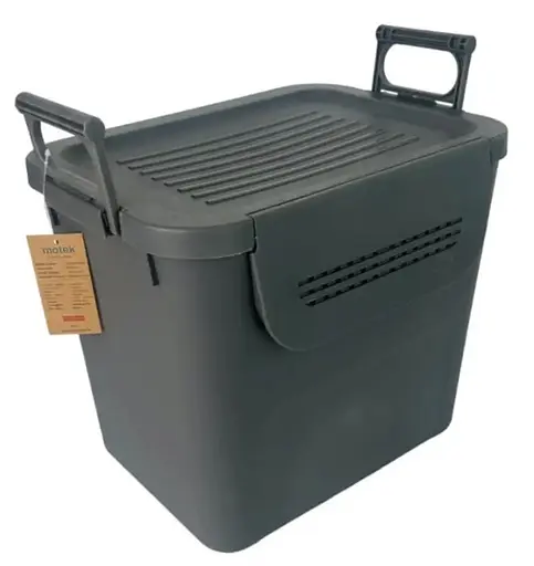 Органайзер-ящик Motek на 30 л антрацит універсальний 29х41х34 см (MT-35) - фото 1